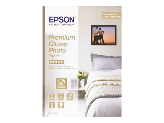 EPSON S041742 Premium brillant photo  papier inkjet 260g/m2 406mm x 30.5m 1 rouleau pack de 1