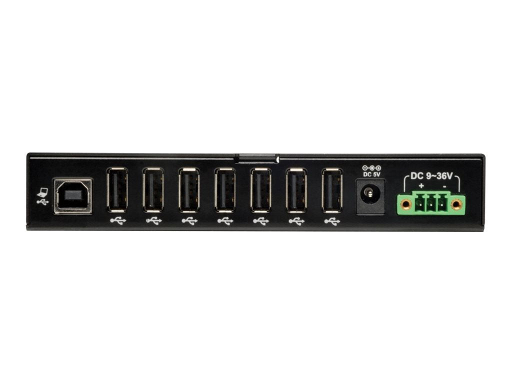 EATON TRIPPLITE 7-Port Rugged Industrial USB 2.0 Hi-Speed Hub w 15KV ESD Immunity Metal Mountable Hub 7 x USB 2.0