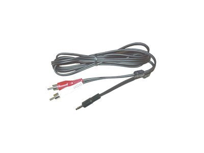 MCL Câble audio stéréo 2 x RCA mâle / jack 3.5 mâle - 10m