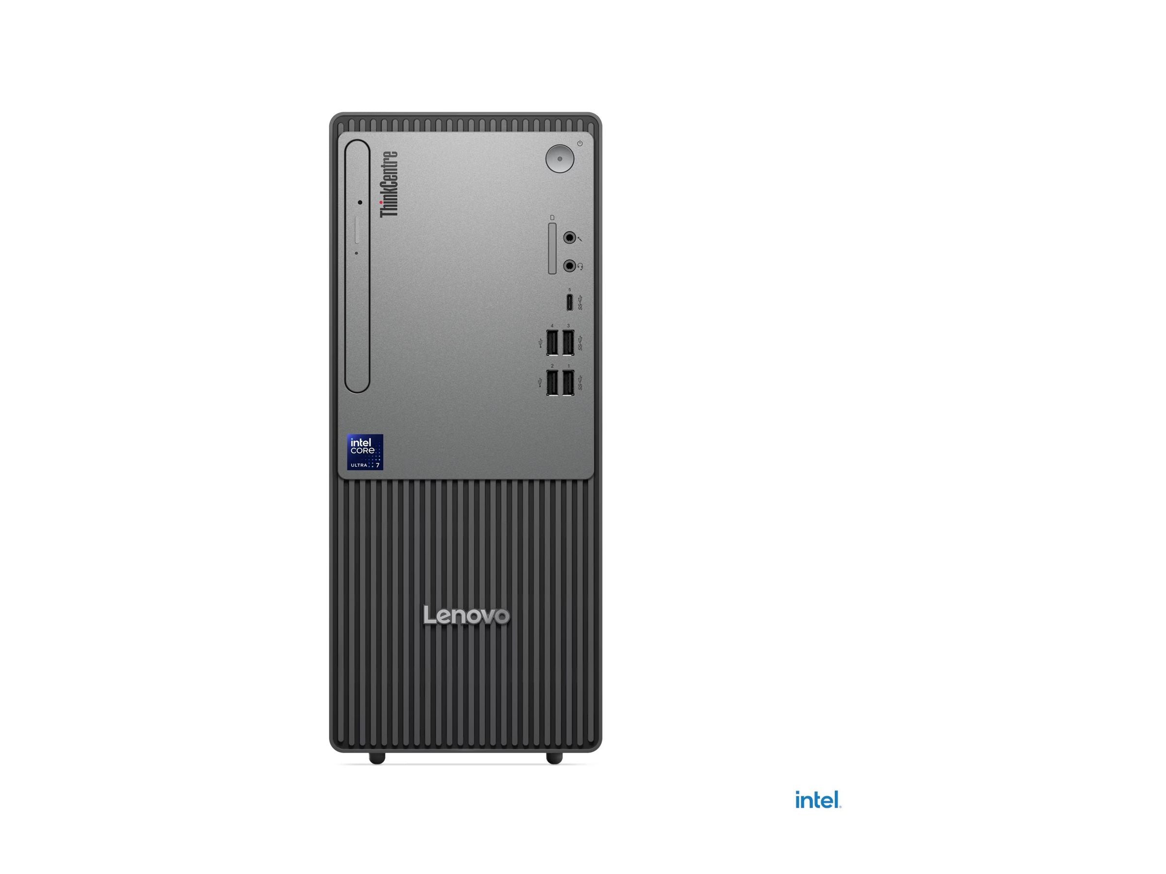 LENOVO ThinkCentre neo 50t Gen 6 Intel Core Ultra 5 225 8Go 256Go SSD M.2 2280 PCIe Intel Graphics W11P 1YR Onsite