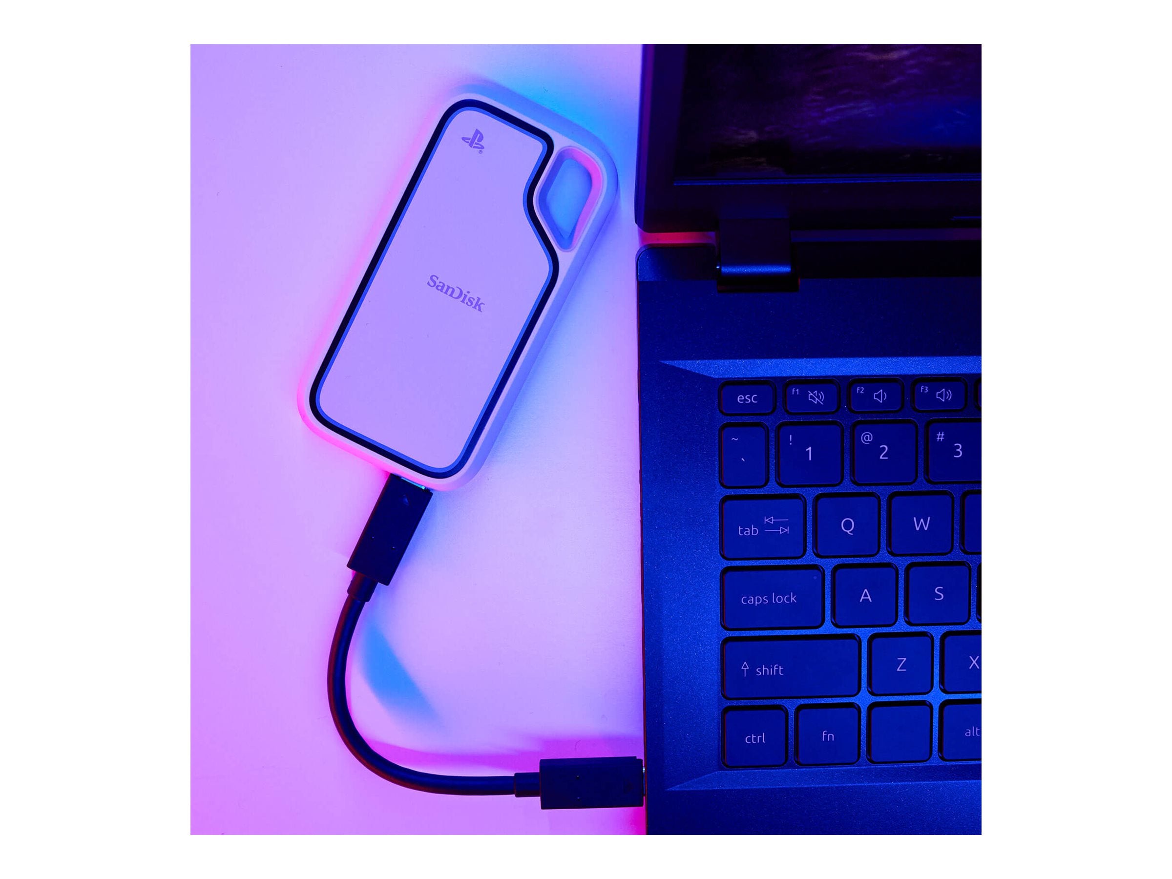 SANDISK Extreme 2To Portable SSD for PlayStation 5 Console and PC