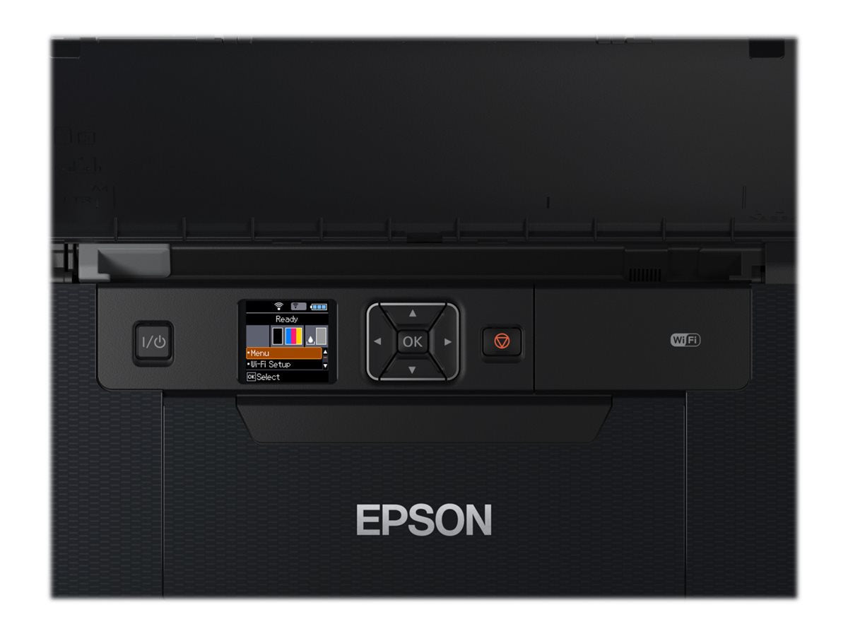 EPSON WorkForce WF-110W Printer colour ink-jet A4 5760x1440dpi 7ppm mono/4ppm colour capacity 20 sheets USB 2.0 Wi-Fi