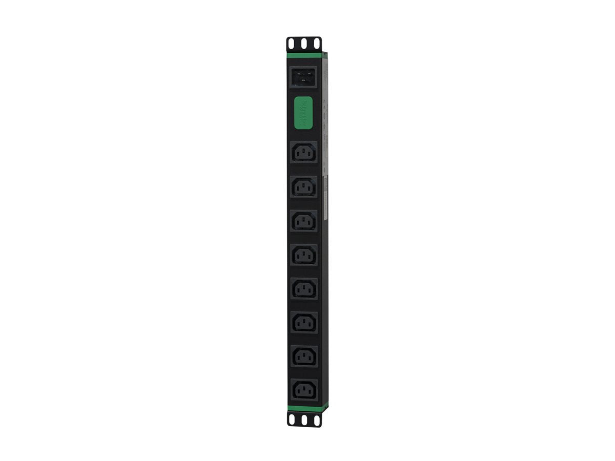APC Easy Rack PDU Basic horizontal 1-phase 3.7 kW 230 V 16 A 8 x C13 sockets IEC60320 C20 input