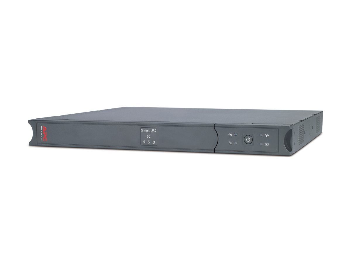 APC Smart-UPS SC 450VA UPS rack-mountable AC 230V 280Watt 450VA RS-232 output connectors 4 1U gray