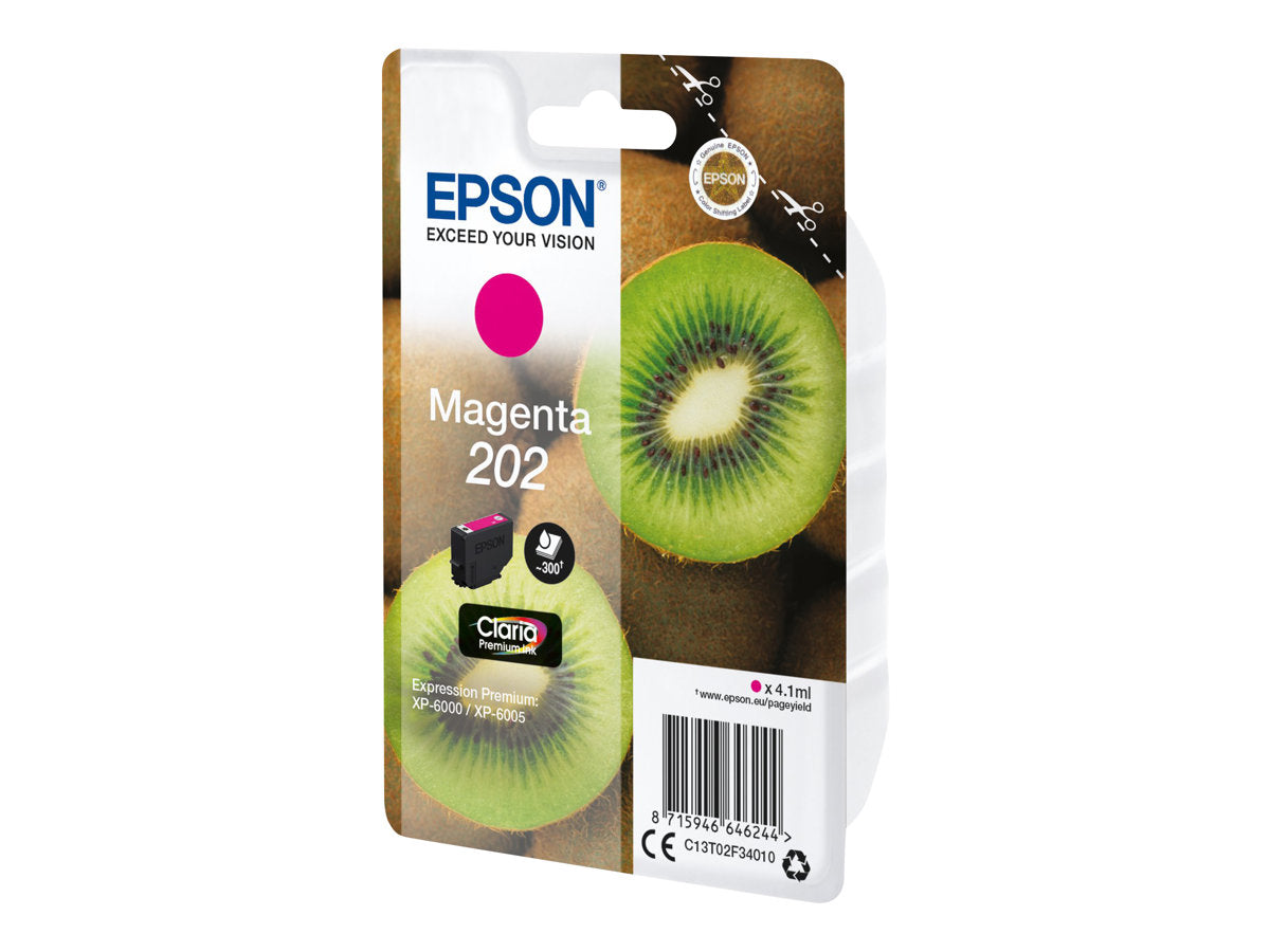 EPSON 4LB Singlepack Magenta 202 Kiwi Clara Premium Ink