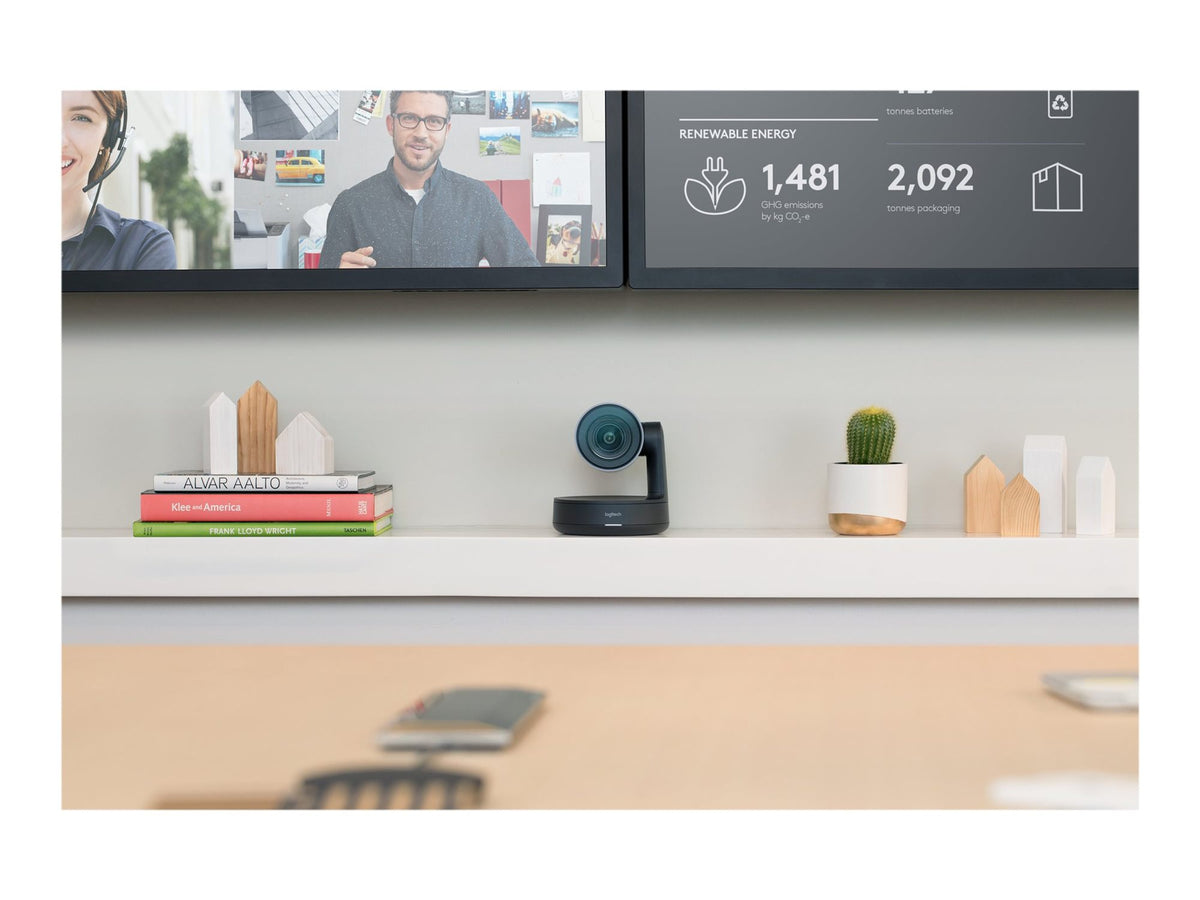 LOGITECH Rally Conference camera PTZ colour 3840 x 2160 motorized USB 3.0