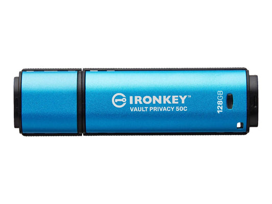 KINGSTON 256Go USB-C IronKey Vault Privacy 50C AES-256 Encrypted FIPS 197
