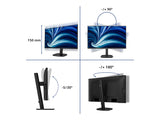 PHILIPS 27p 2560x1440 120Hz IPS Flat H/A 150 MM USB C DOCKING DISPLAY RJ45 PD>90W Daisy chain TUV EyeSafe certified USB HUB