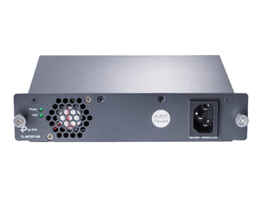 TP-LINK Omada Redundant Power Supply Module 100-240VAC Input 12VDC Output