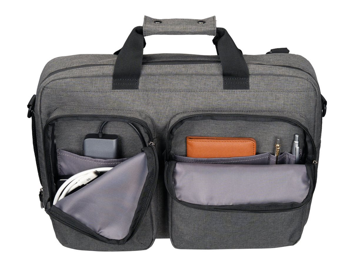 15-16" Hybrid Briefcase Backpack - Grey