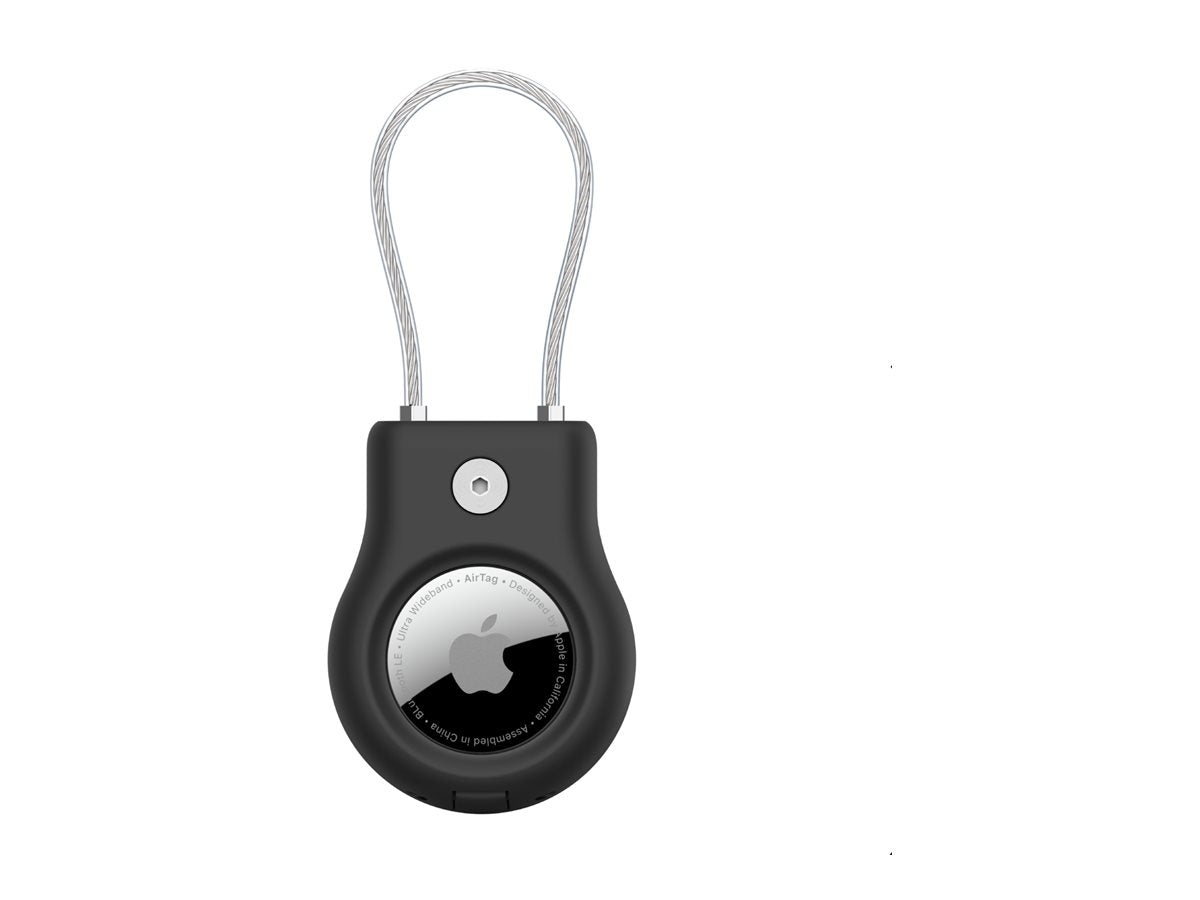 BELKIN Secure Holder with Wire Cable for Airtag Black