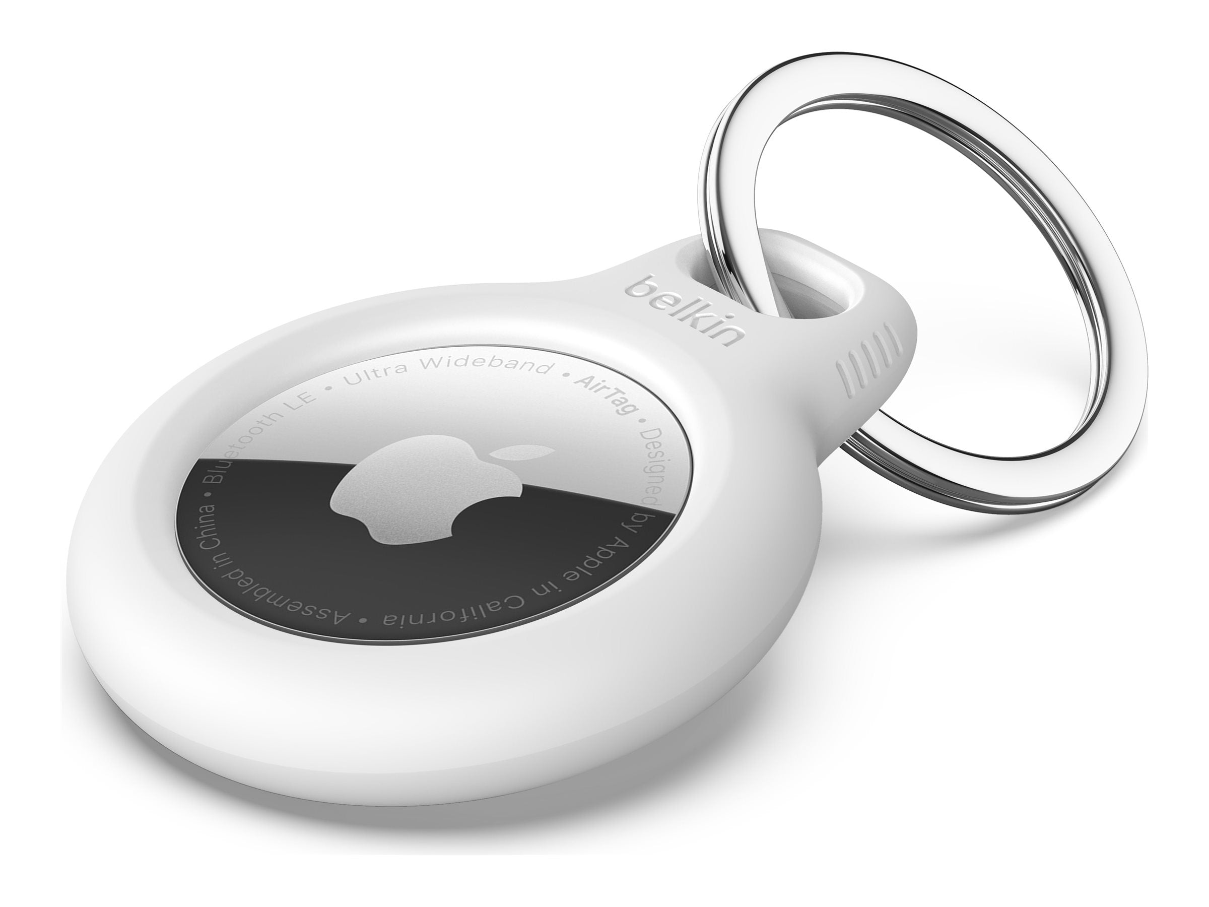 BELKIN Airtag Protection avec porte-clés Blanc