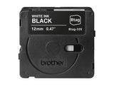 BROTHER BTAG335 Ribbon 12MM White on Black