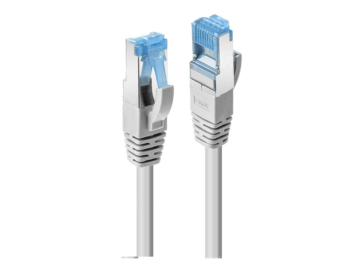 LINDY 3m Cat.6 S/FTP TPE network cable gray RJ45 plug 250MHz copper 28AWG