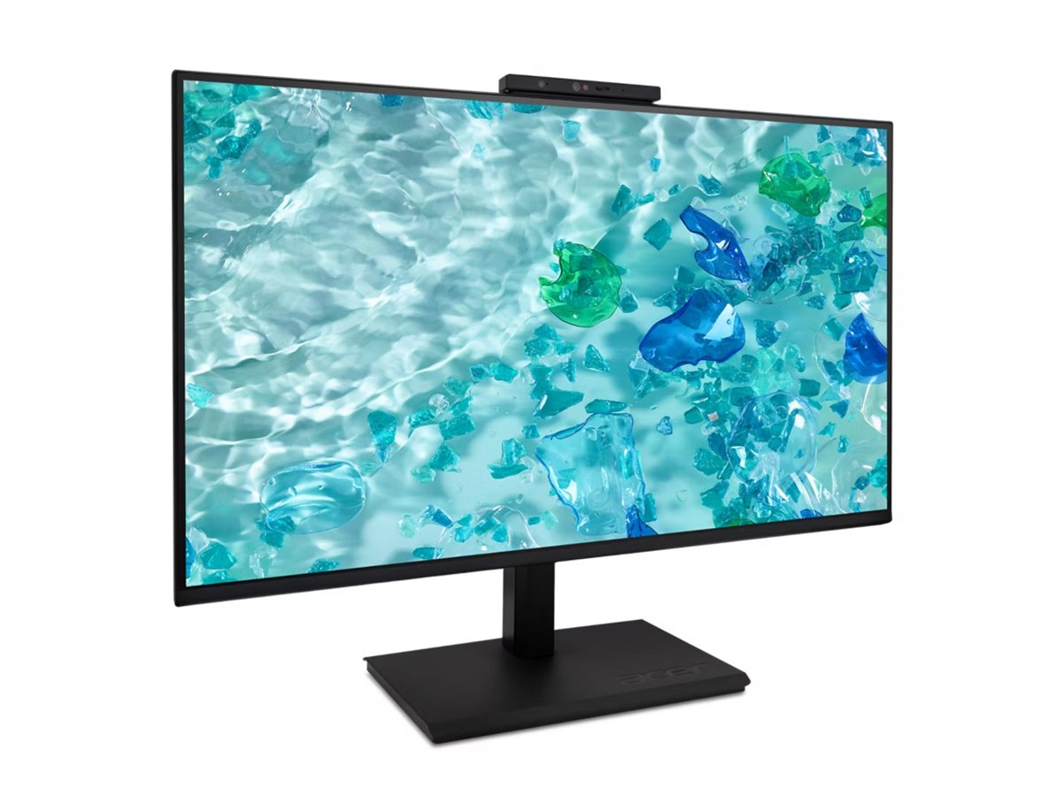 ACER B247YD6 23.8p FHD ZeroFrame IPS 120Hz 16:9 4ms GTG 250nits VGA HDMI DP MM Audio WebCam 5M IR/Mic 3xUSB3.2 USB-B