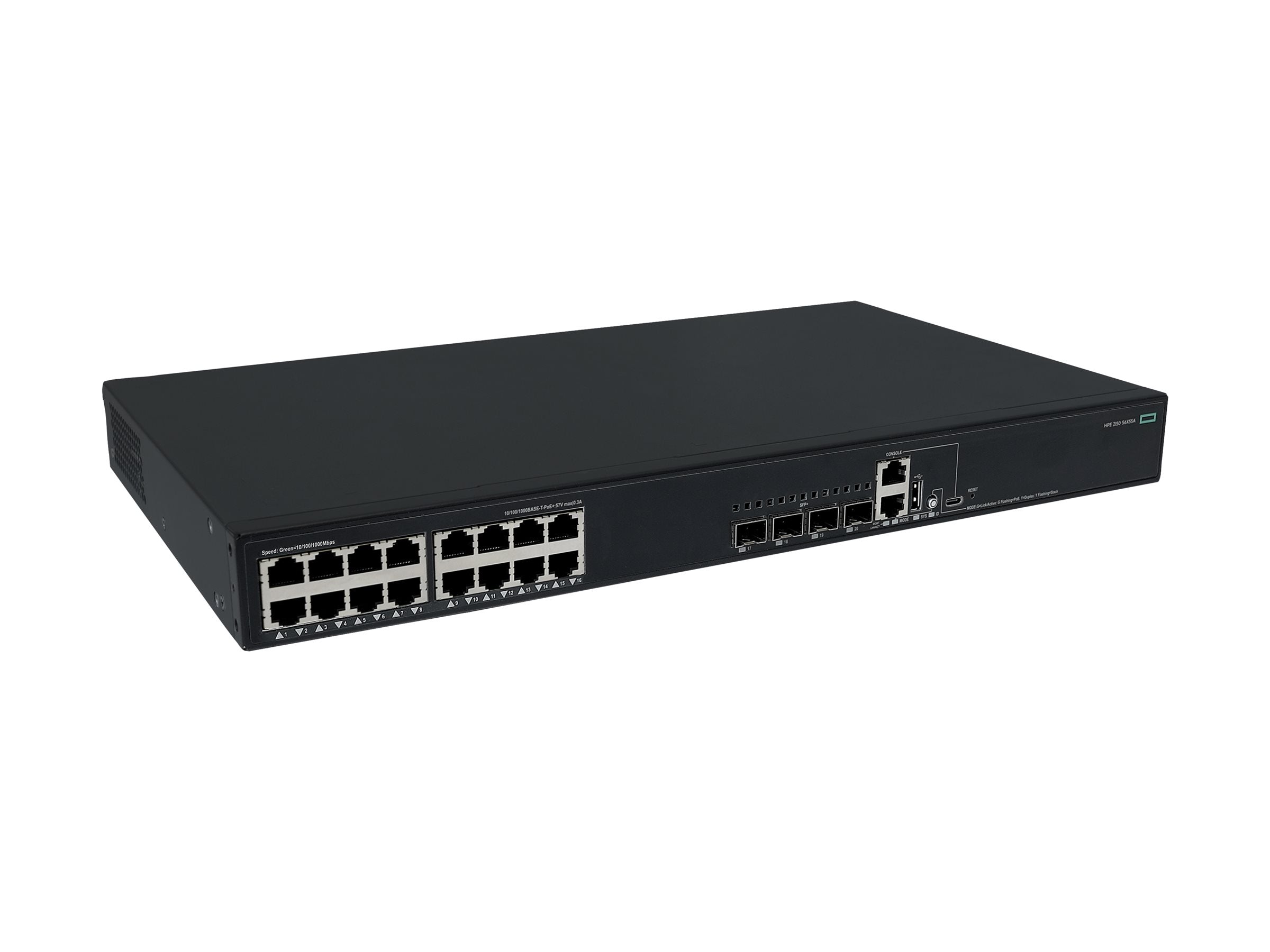 HPE Networking CW 2150 16p 10M/100M/1G PoE+ 4p SFP+ 1G/10G 248W Switch EU en