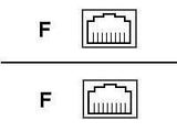 APC C RJ45F/RJ45F WHITE IN LINE COUPLER CAT 5 RJ45F/RJ45F