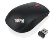 Lenovo ThinkPad Essential Wireless Mouse - Souris - laser - 3 boutons - sans fil - 2.4 GHz - récepteur sans fil USB - ThinkRed