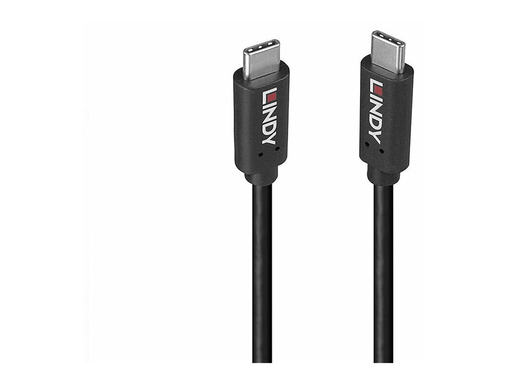 LINDY 1m USB 3.2 Type C Cable 20Gbps 100W PD GRS