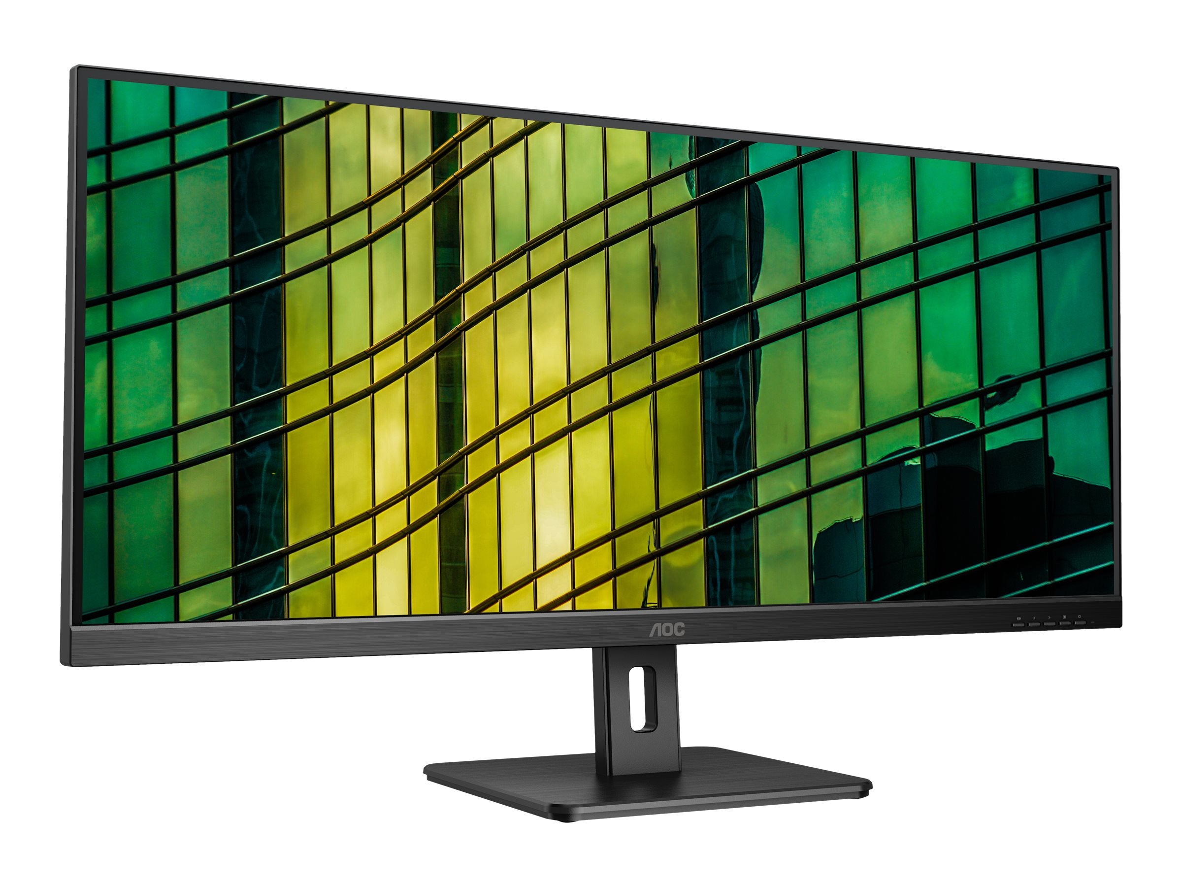 AOC U34E2M Écran LED - 34p - 3440 x 1440 WQHD 100 Hz - VA - 300 cd/m² - 4000:1 - 4 ms - 2xHDMI, DisplayPort - noir