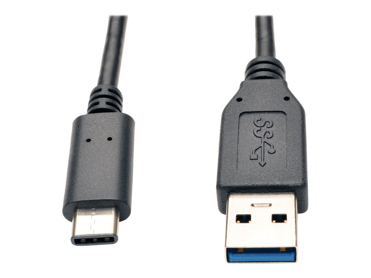 EATON TRIPPLITE USB-C to USB-A Cable M/M USB 3.1 Gen 1 5Gbps Thunderbolt 3 Compatible 3ft. 0.91m