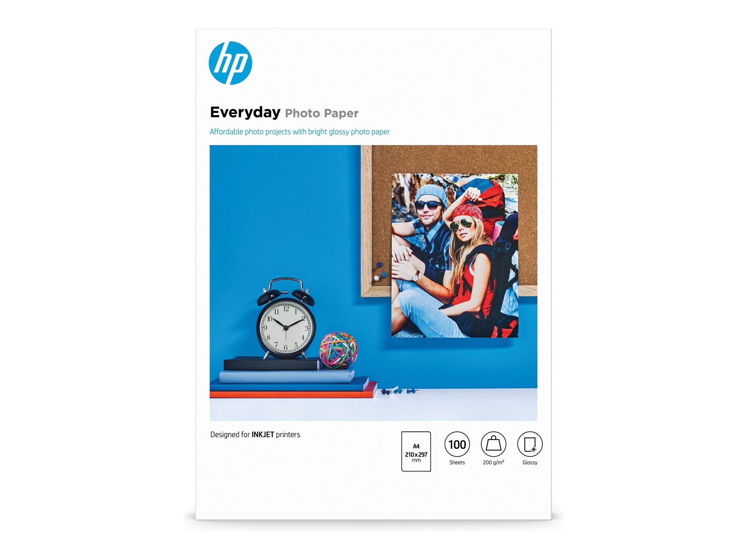 HP original Q2510A Semi-glossy photo paper Ink cartridge 200g/m2 A4 100 sheets 1-pack