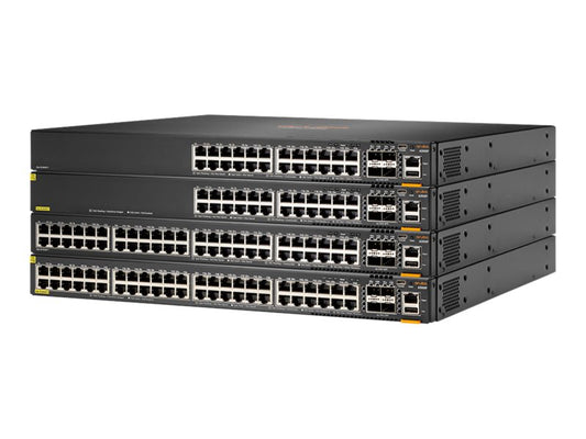 HPE Aruba 6300F 24-port 1GbE Class 4 PoE and 4-port SFP56 Switch EU en