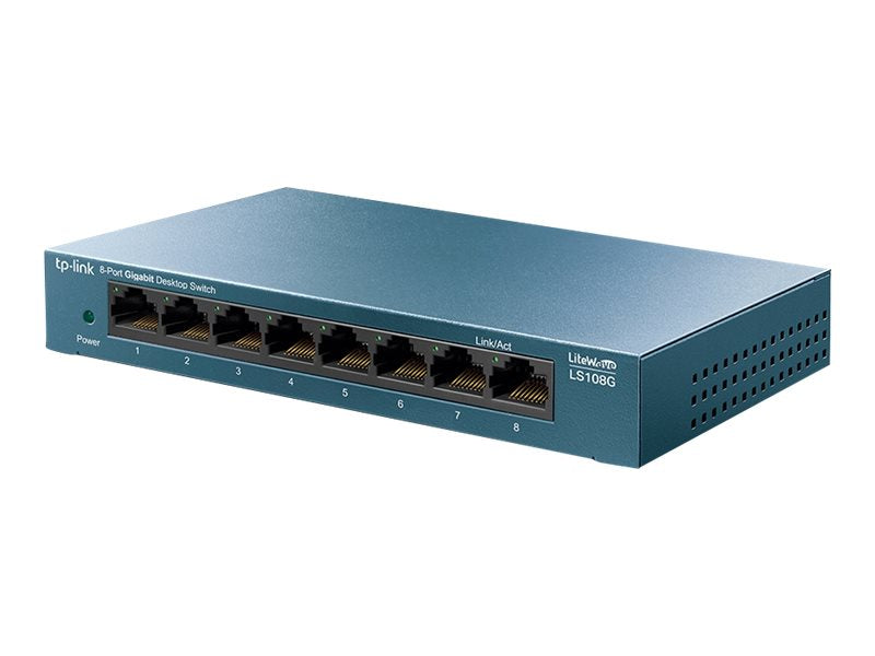 LS108G LiteWave 8-Port GB Desktop Switch