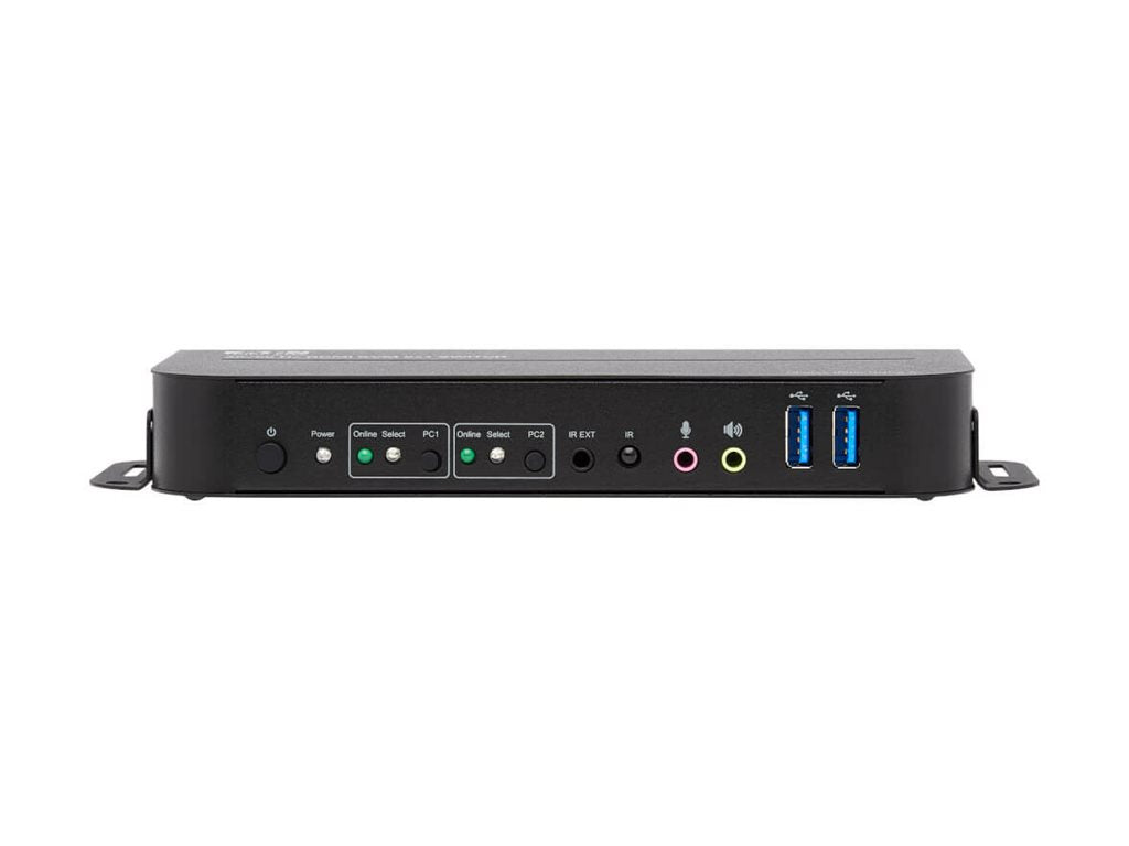 EATON TRIPPLITE HDMI KVM 2-Port 4K 60Hz 4 4 4 HDR HDCP 2.2 Support IR Remote and USB Cables KVM/audio/USB switch 2 x KVM