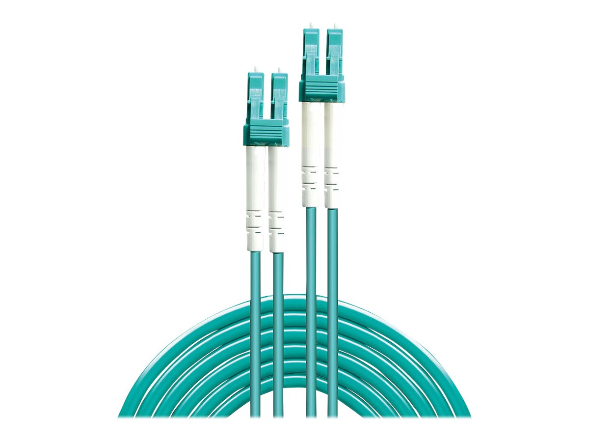 LINDY Fibre optique Duplex LC LC OM3 1m