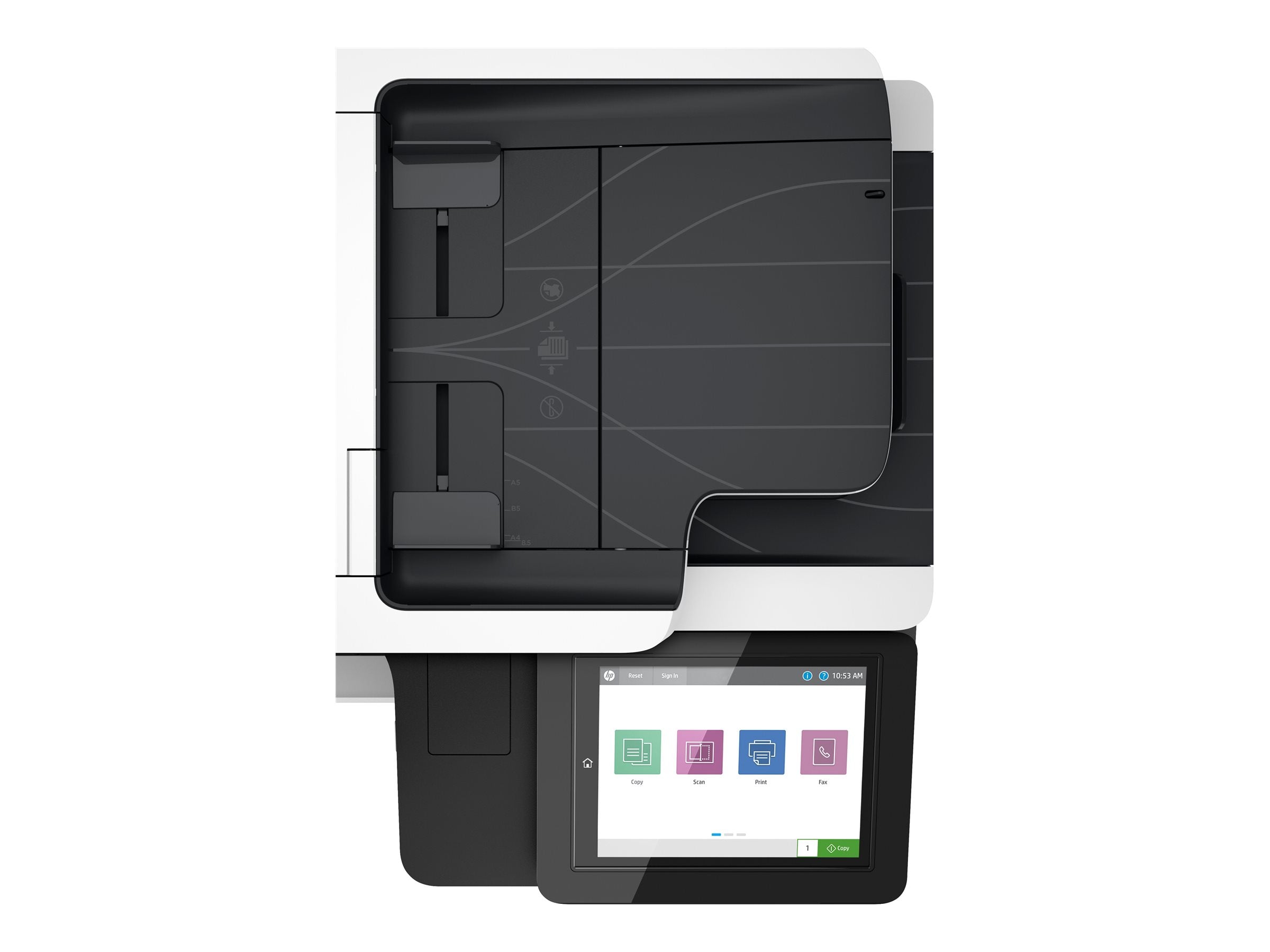HP LaserJet Enterprise MFP M528f MFP Mono laser A4 43ppm Copy 43ppm Print 650sheets USB LAN