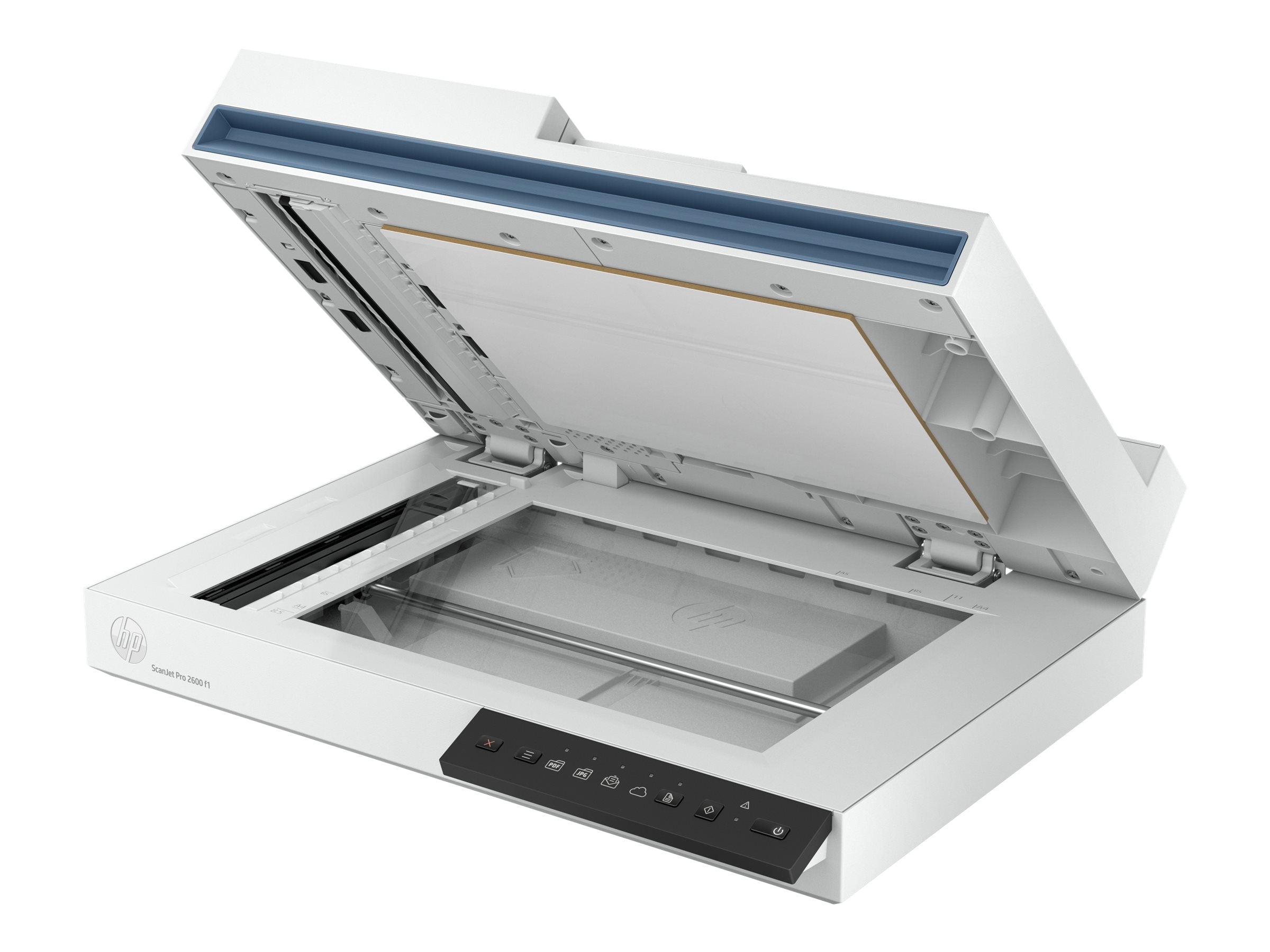 HP Scanjet Pro 2600 f1 Document scanner CMOS CIS Duplex A4 1200dpix1200dpi 25ppm mono 25ppm colour ADF 60sheets 1500scans USB