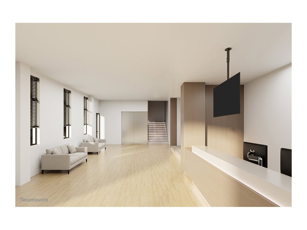 NEOMOUNTS CL35-340BL12 Support de plafond pour Ã©cran de 23-42p - h 106-156 cm