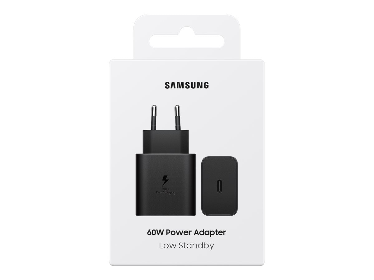 SAMSUNG Chargeur Secteur 60W Type C GaN sans câble