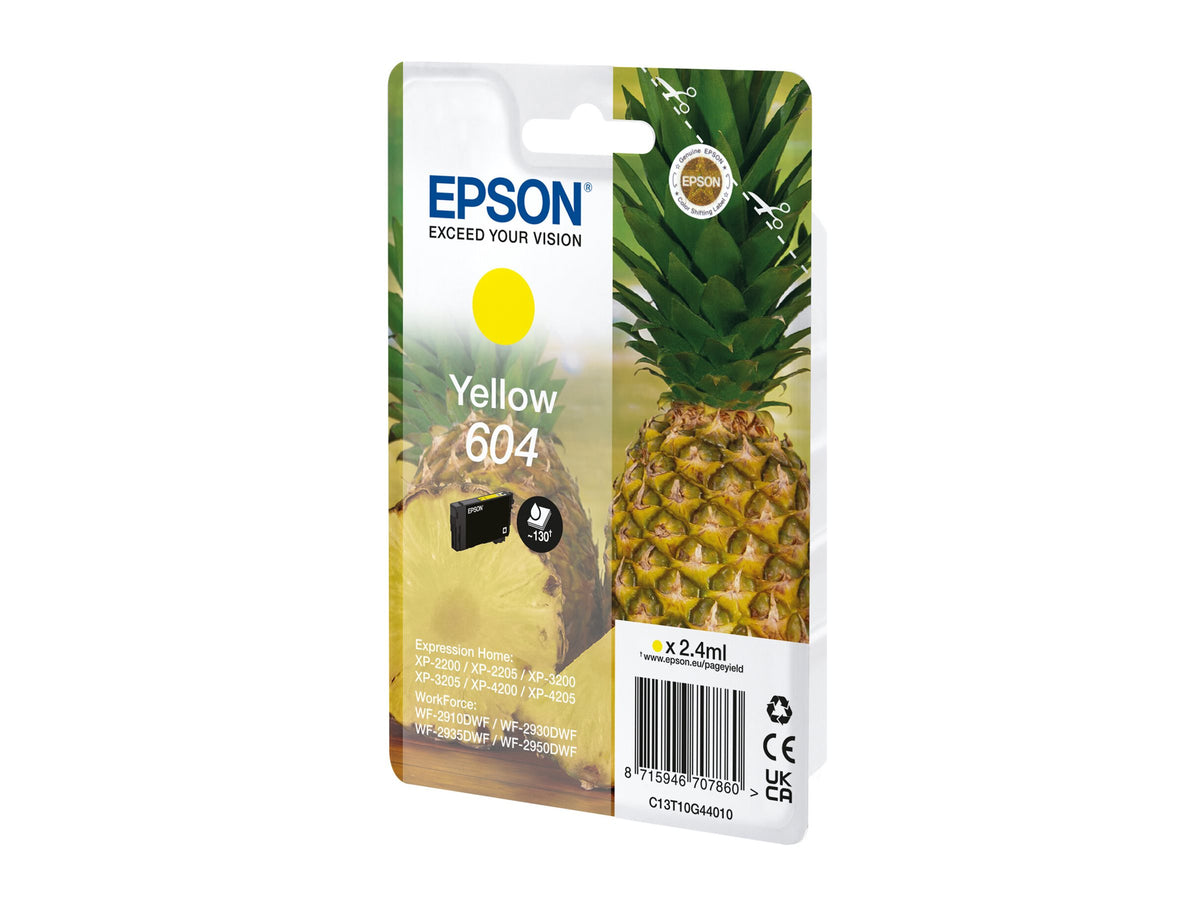 EPSON 1LB Singlepack Yellow 604 Ink