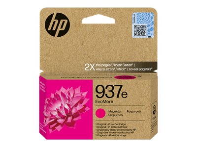 HP 937e EvoMore Magenta Original Ink Cartridge