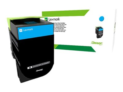 LEXMARK 702HCE cartouche de toner cyan 3.000 pages pack de 1