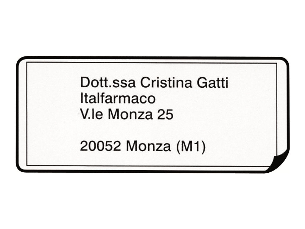 BROTHER P-TOUCH DK-11208 die-cut adress label big 38x90mm 400 labels