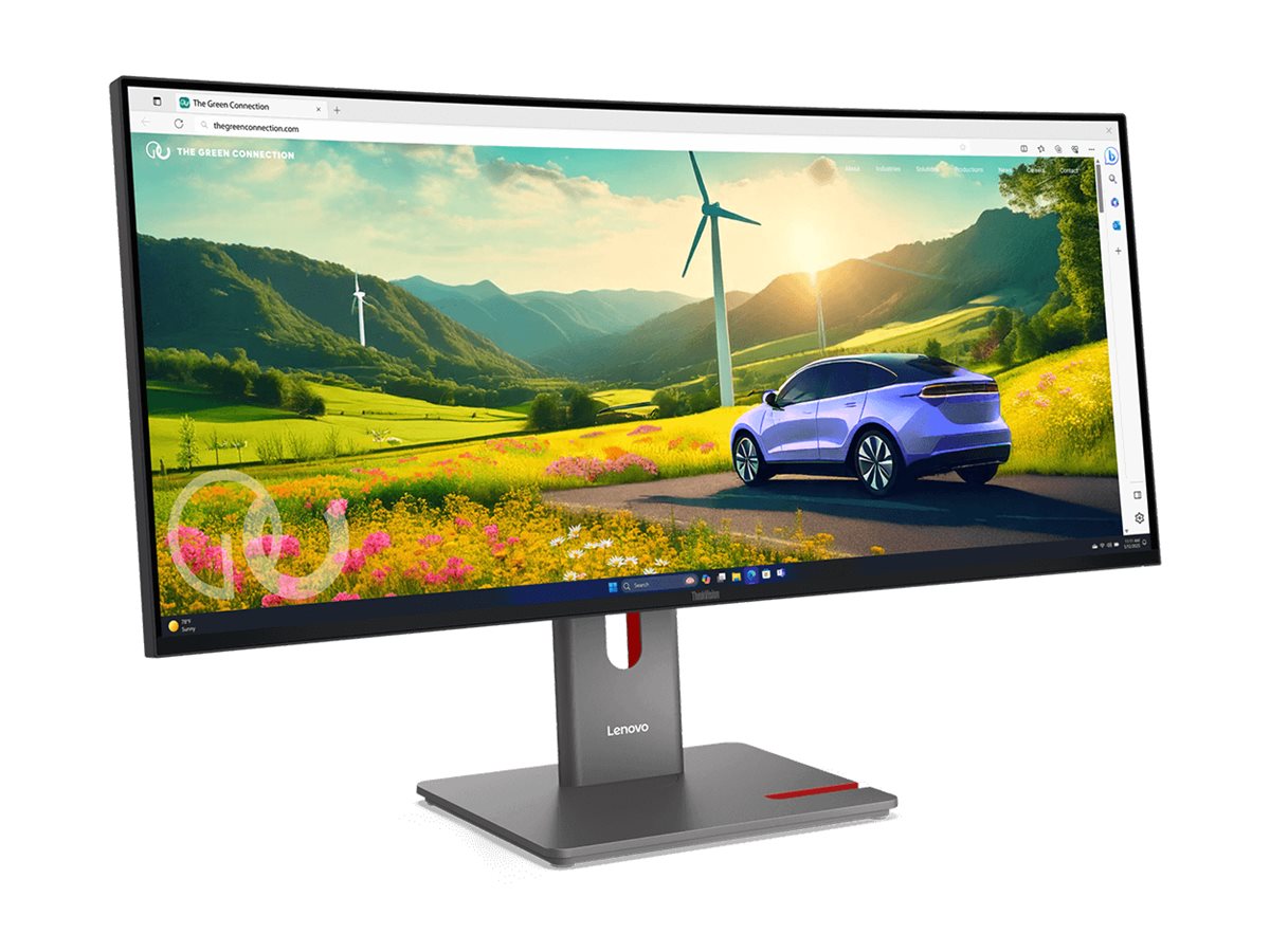 LENOVO ThinkVision P34WD-40 LED Écran curved 34p 3440x1440 120Hz IPS 350cd/m2 2000:1 HDR10 4ms HDMI DisplayPort USB-C Dock 140W