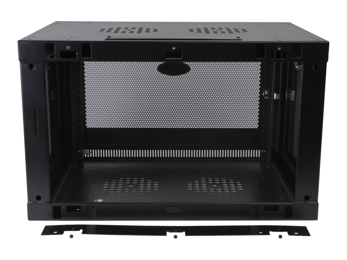 EATON TRIPPLITE SmartRack 6U Low-Profile Switch-Depth Wall-Mount Rack Enclosure Cabinet Rack floor mountable BK 6U 19