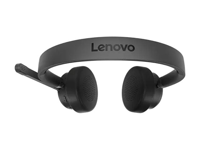 LENOVO - Micro-casque - Bluetooth - sans fil - USB-A via adaptateur Bluetooth - Certifié pour Microsoft Teams - ThinkRed