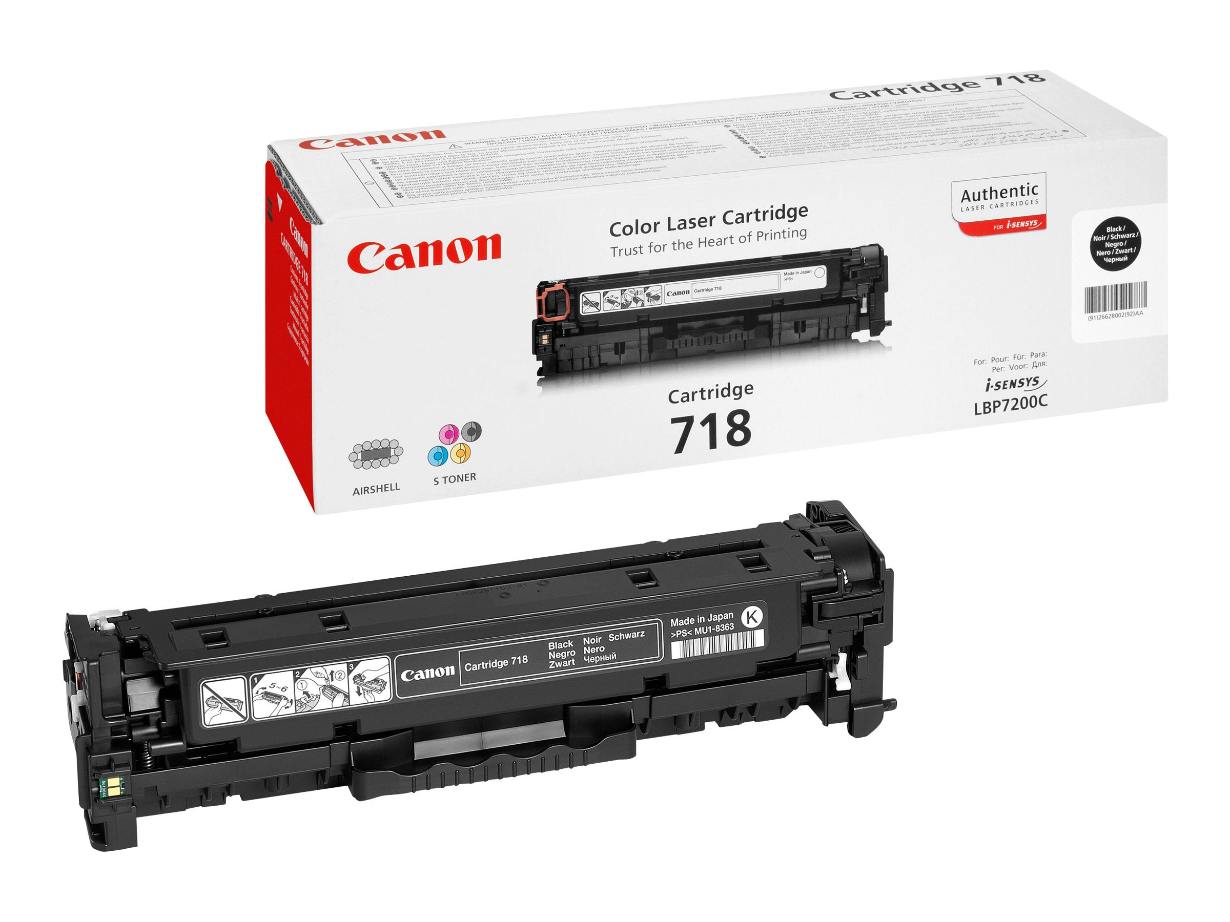 Toner/718 CLBP Cartridge BK