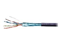 MCL Rouleau de câble CAT 5E patch F/UTP - 100m Violet
