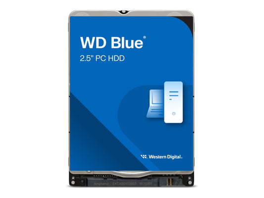 WD Blue Mobile 2TB HDD 7mm 5400Rpm SATA 6Gb/s serial ATA 128MB cache 2.5inch RoHS compliant internal Bulk