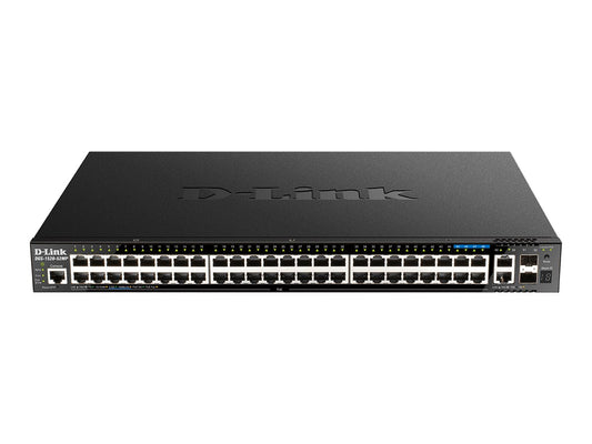 D-LINK DGS-1520-52MP/E 52-Port Smart Managed PoE+ Gigabit Stack Switch 4x 2.5 GE 4x 10G