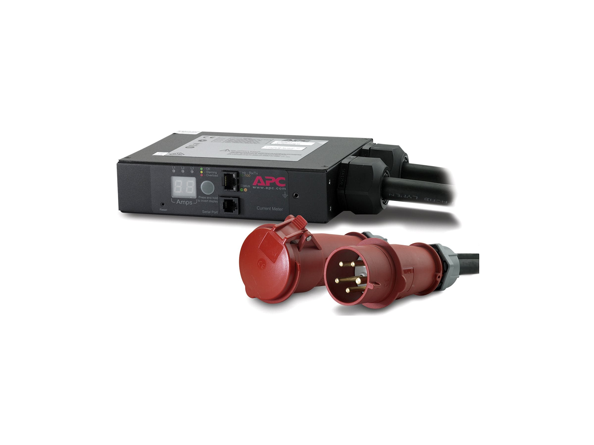 APC In-Line Current Meter AP7175B Current monitoring device AC 230/400V 3-phase Ethernet 10/100 RS-232 output connectors 2