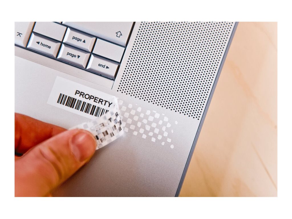 BROTHER P-TOUCH TZE-SE4noir sur security blanc textile 18