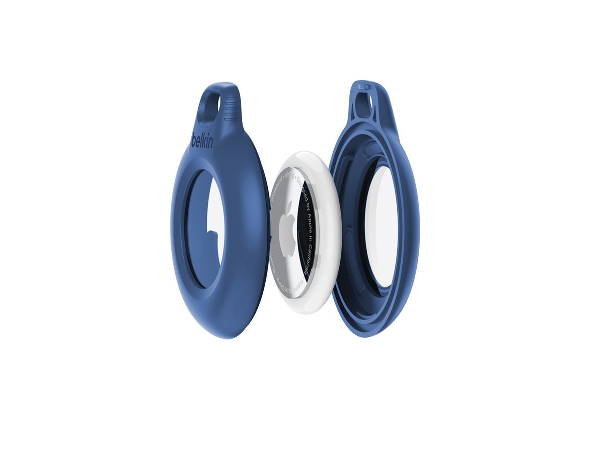 BELKIN Secure Holder - Airtag - Waterproof Keyring - 1 Pack Blue