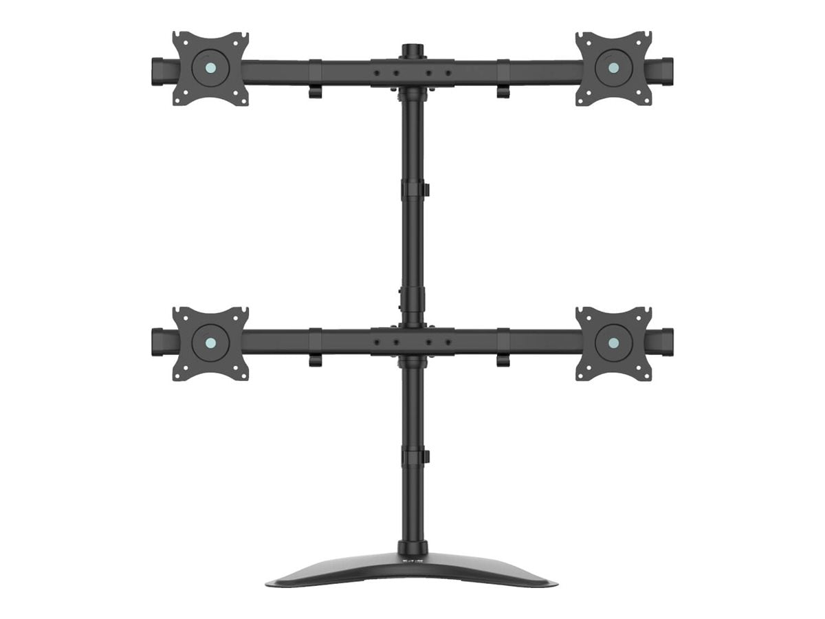 EATON TRIPPLITE Quad-Display Desktop Monitor Stand for 13inch to 27inch Flat-Screen Displays