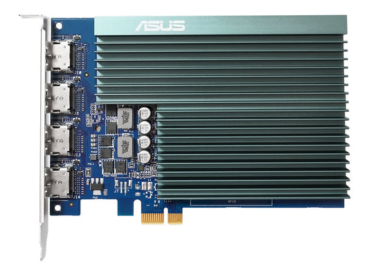 ASUS GT730-4H-SL-2GD5 2Go GDDR5 Memory PCIe 2.0 4xHDMI Ports Single-slot Design Passive Cooling